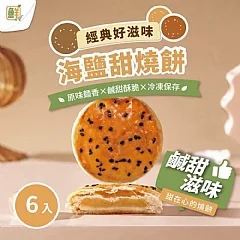 🎉【海鹽甜燒餅6入|鹹甜酥香・現烤超涮嘴】🎉