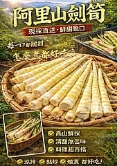 阿里山劍筍(2026/9/27收單下架) (中南部蔬果不宜寄送)(高風險商品能自取或配合送貨時間再私訊加單) 縮圖 2