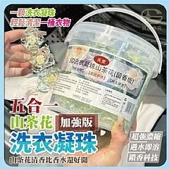 G-五合一山茶花加強版洗衣凝珠140顆/桶(外白架)