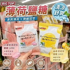 G-🍑🍋🌿 BIG TOP|水蜜桃 × 柚子 薄荷味鹽糖 🧂✨(2026/9/21收單下架)DX