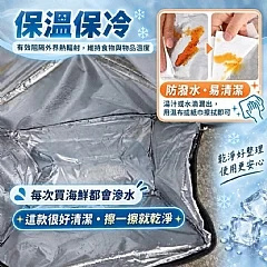 G-專櫃等級Milomix-加厚防潑水長效保冷保溫大開口提袋10L 縮圖 6